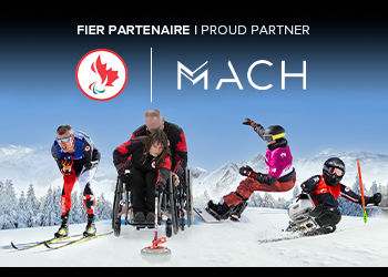 Le Comité paralympique canadien et Groupe MACH célèbrent un nouveau partenariat