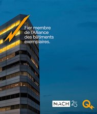 MACH building with Hydro-Quebec logo