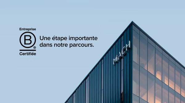 Announcement of MACH’s B Corp Certification